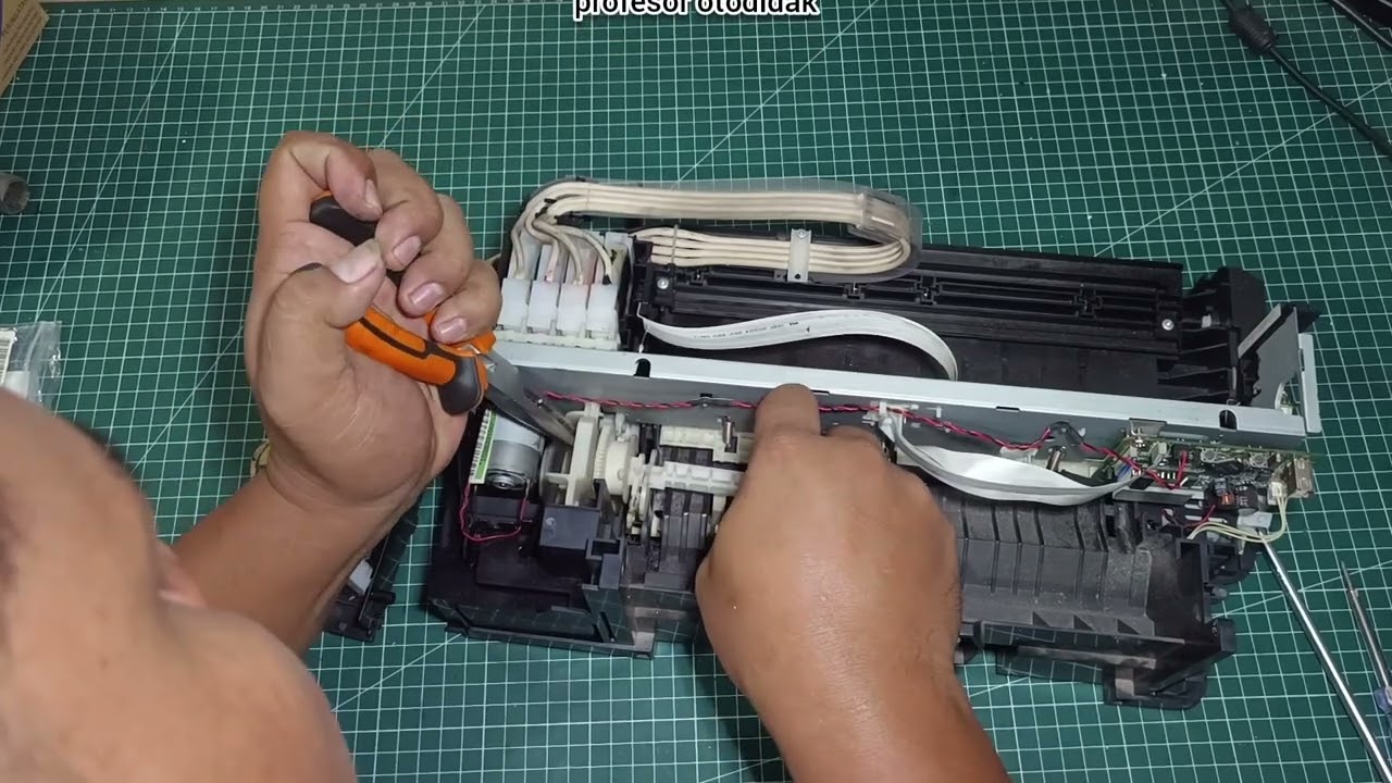 ganti roller bawah atas printer epson L120 gampang