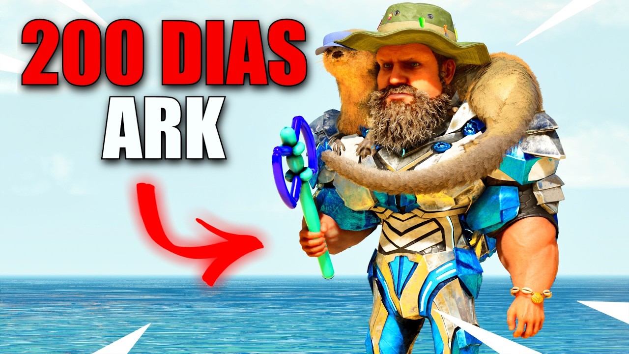 ¡CONSIGO MI SOMBRERO DE PESCADOR en ARK HARDCORE! 200 Días en ARK Survival Ascended