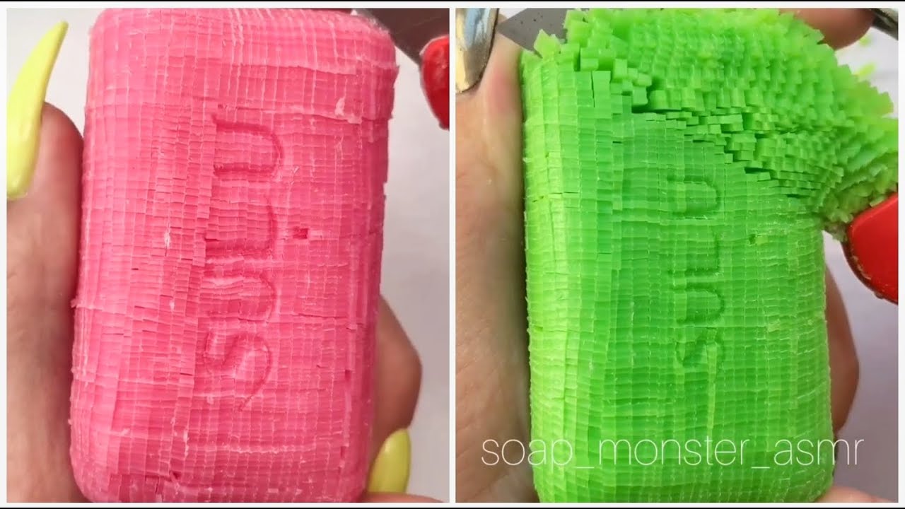 3X Speed Satisfying Soft Soap Cutting ASMR