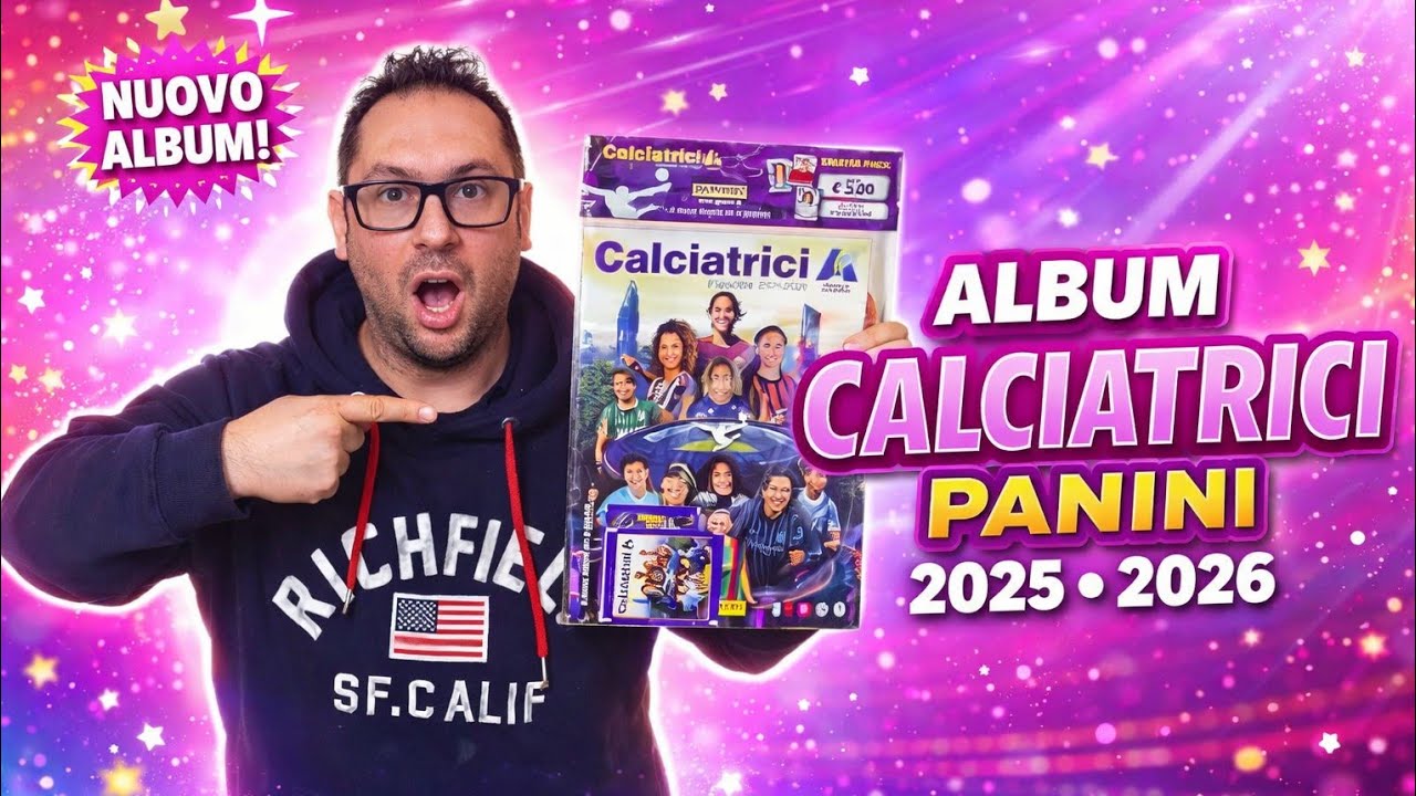 È USCITO! 😱 ALBUM CALCIATRICI PANINI 2025/26 – Prime bustine pazzesche!