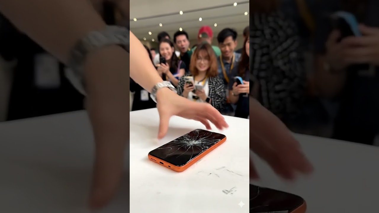 iPhone 17 Pro Max Hammer Test at Apple Launch 😱 Shocking Result!