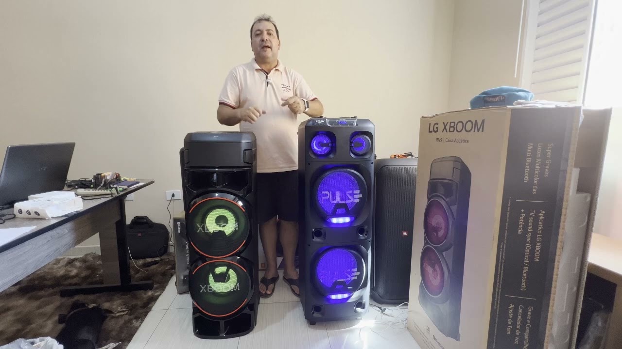 Pulse DOUBLE SP 500 ou LG RN9 Xboom,qual a mais potente?