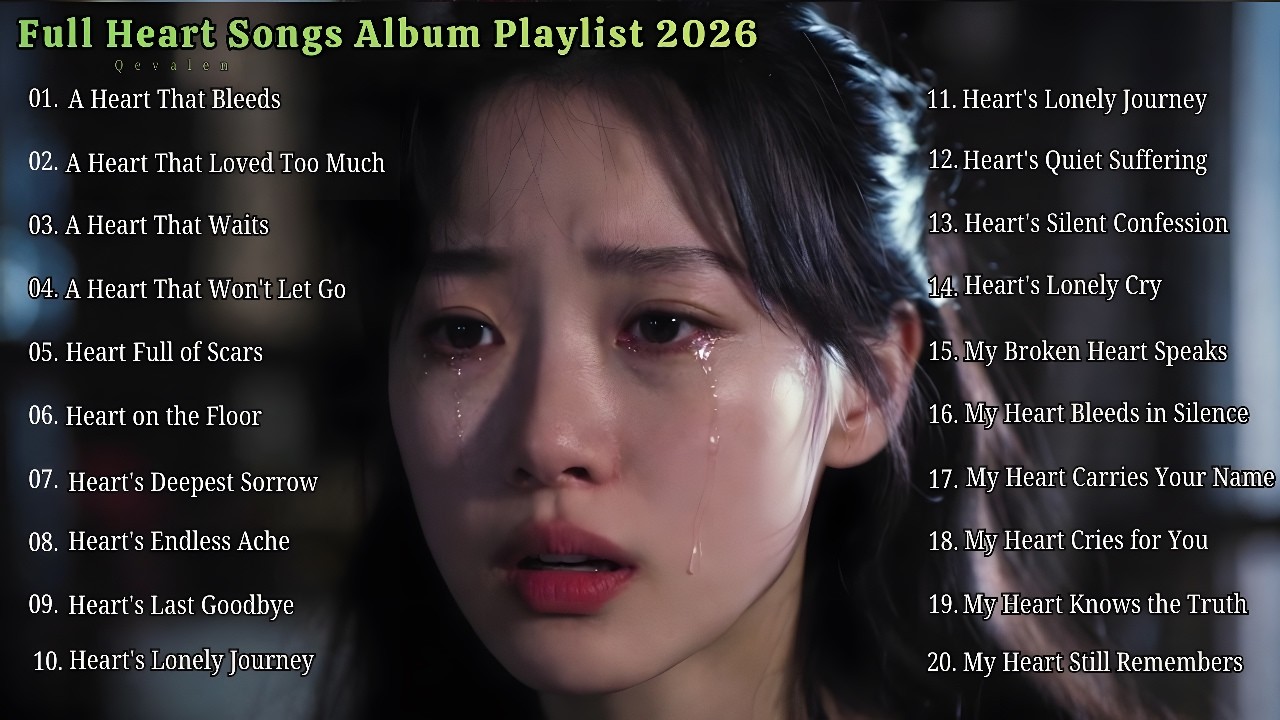 My Heart Cries for You | Full Heart Songs Album Playlist 2026🎙🎧💔 | Qevalen