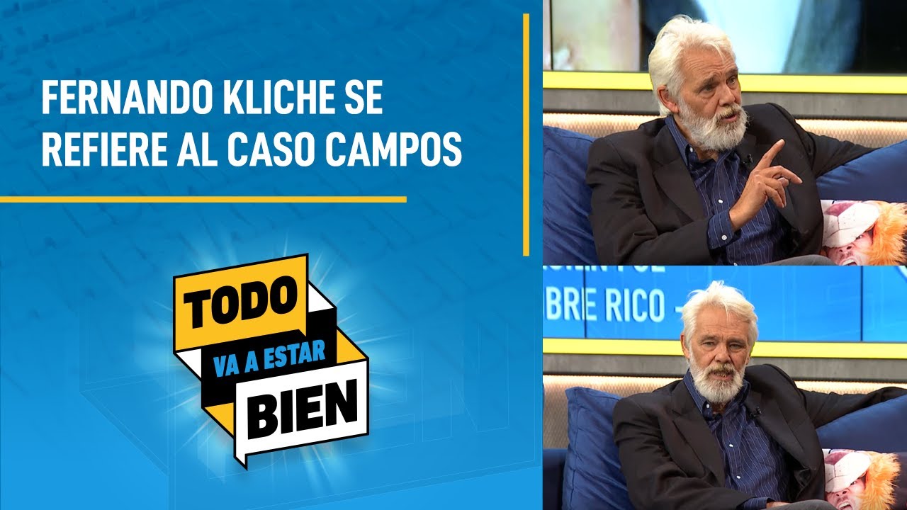 &ldquo;Mucha gente opina sin saber&rdquo;, Fernando Kliche se refiere a la querella contra Cristi&aacute;n Campos