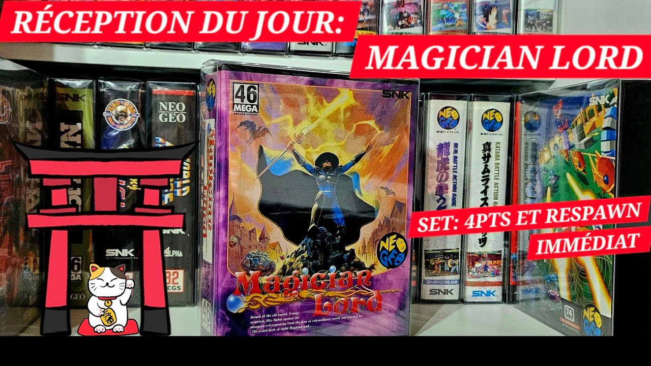 🎮MAGICIAN LORD NEO-GEO🎮 RÉCEPTIONNER DU JOUR 😊(set : 4pts et respawn immédiate) #neogeo #retrogaming
