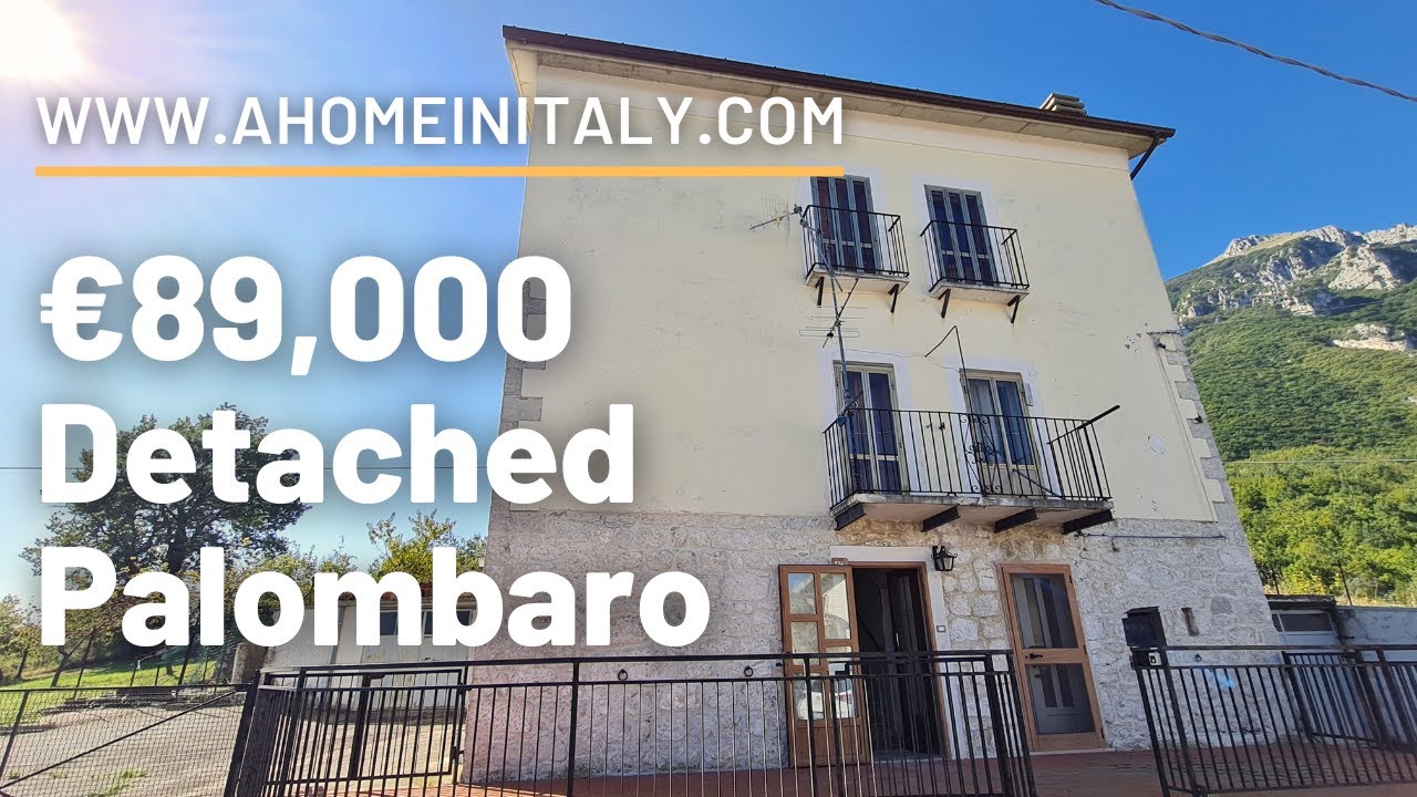 DETACHED HOUSE in a stunning location inside the MAIELLA NATIONAL PARK (UNESCO) close to SKI and SEA