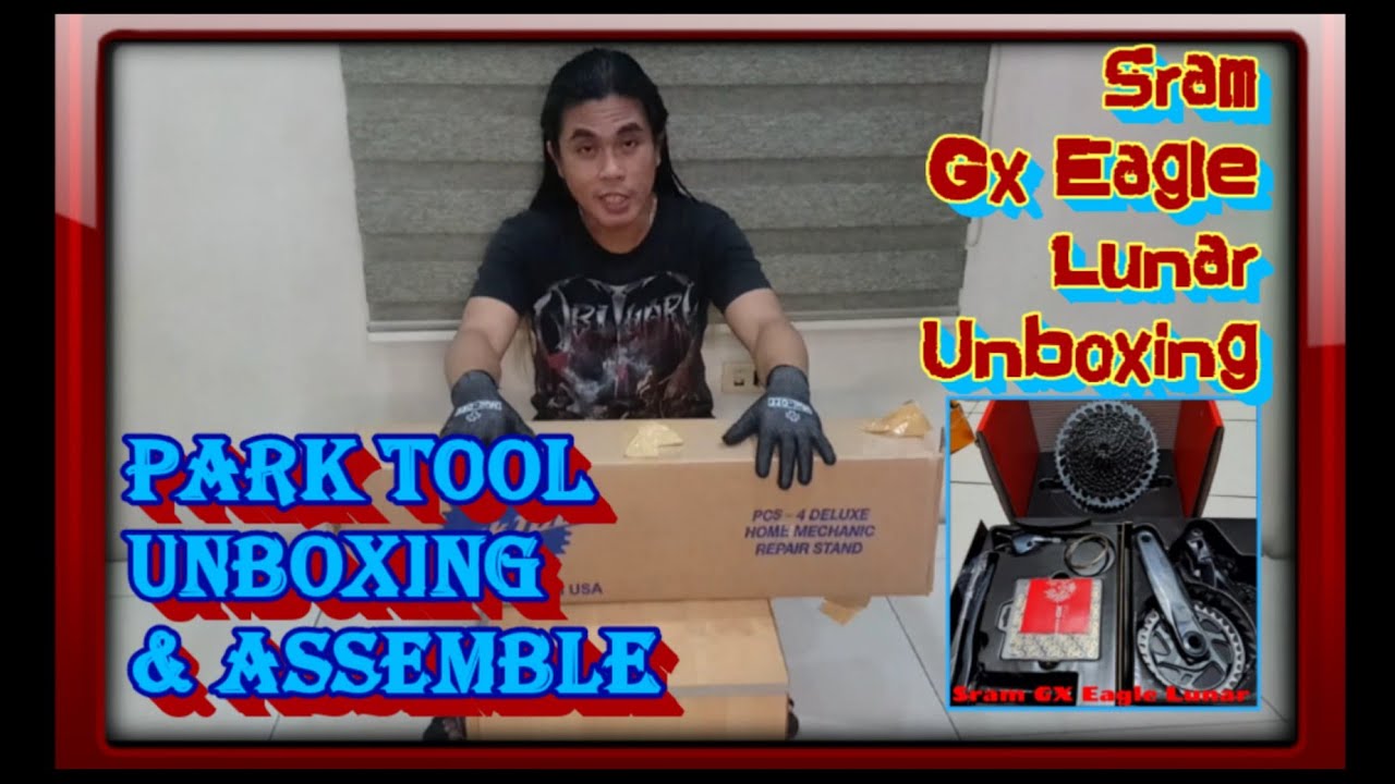 Park Tool Repair Stand (Unboxing & Assembly),.Sram GX Eagle Lunar Drivetrain (Unboxing),.Etc.