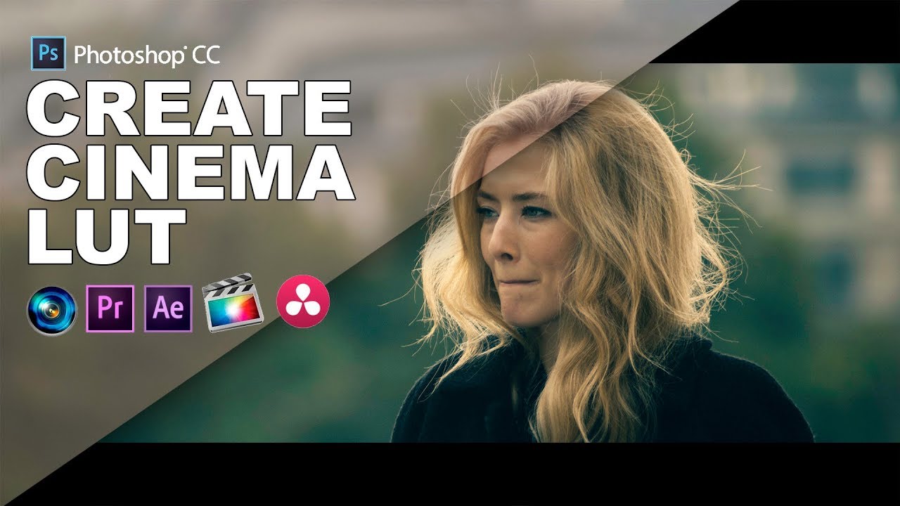 How to Create Cinematic Blockbuster Film Lut in Photoshop - Color Grading Tutorial for Film makers