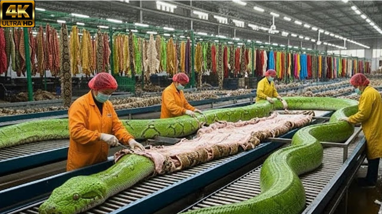 ⚙️ The Factoran | Inside the Snake Leather Jacket Manufacturing Process (FULL PROCESS)