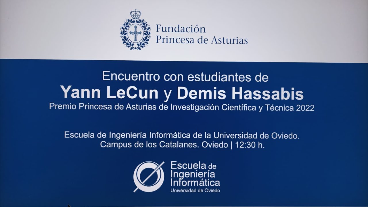 Premios Princesa de Asturias - Encuentro con estudiantes de Yann LeCun y Demis Hassabis
