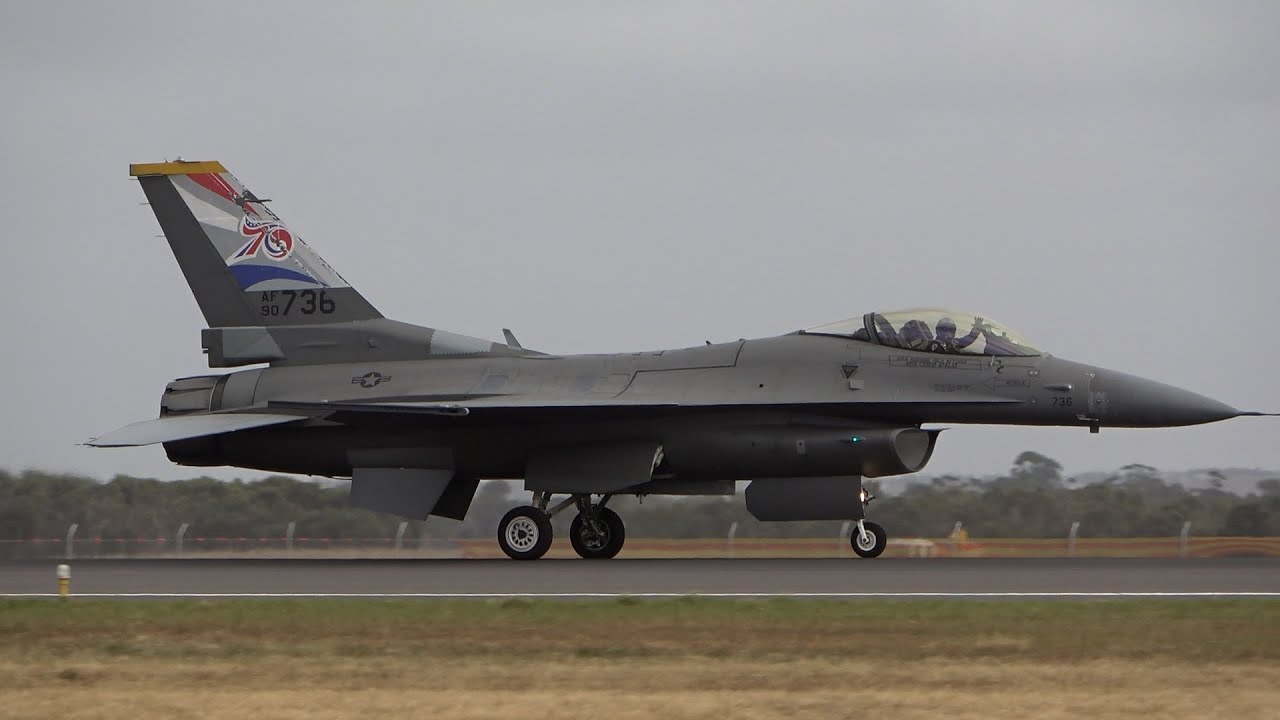 USAF PACAF F16C Display Avalon Airshow 2025