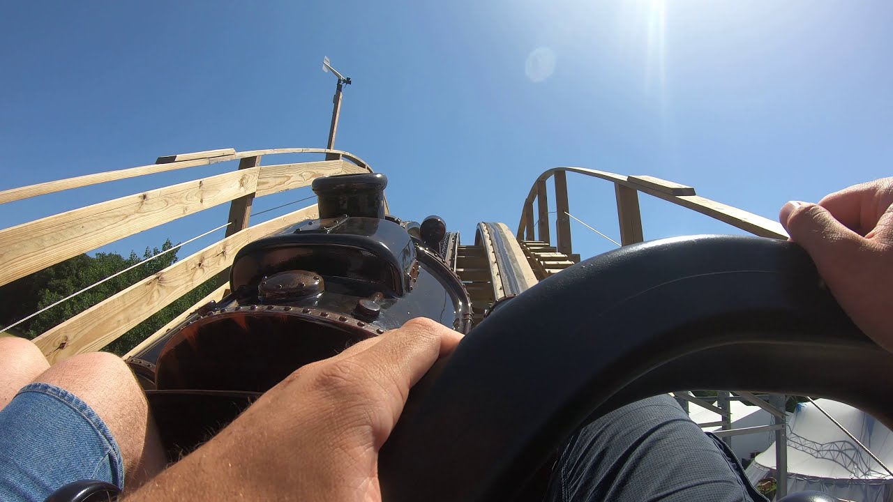 Wood Express - 4K Onride 2019 - Parc Saint Paul - Gravitykraft Corp. - Front Row - POV