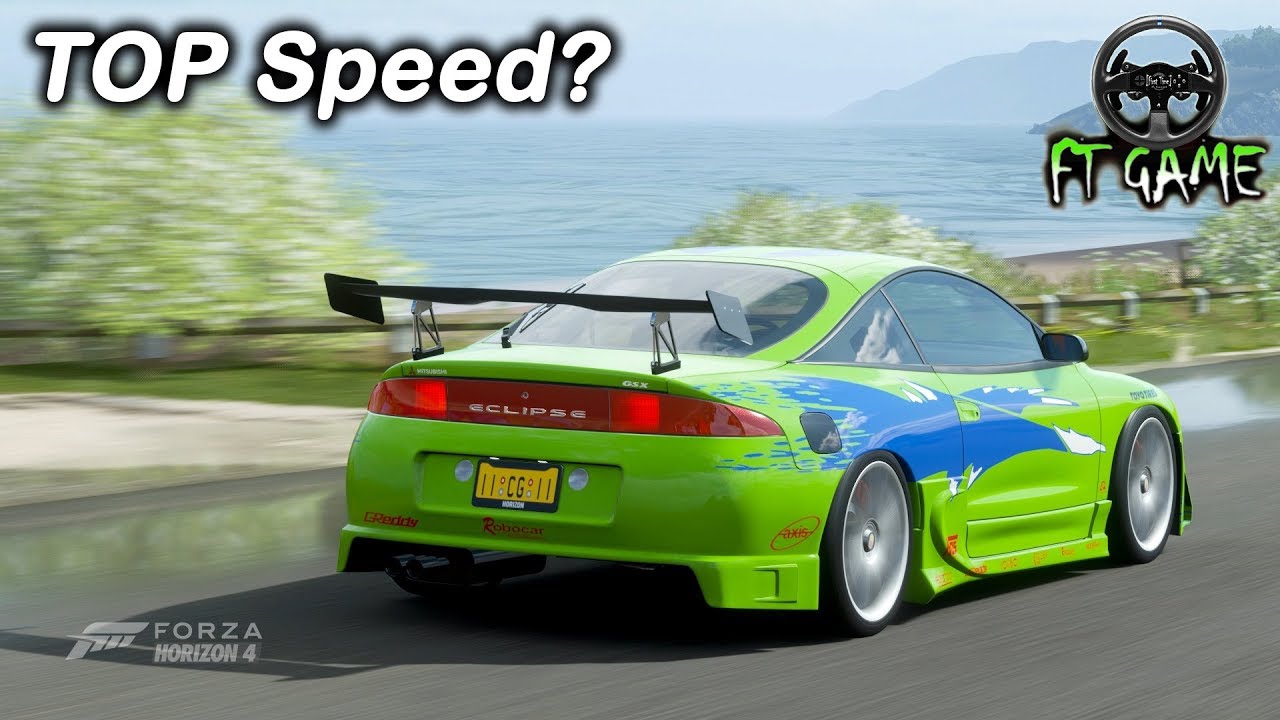 (F&F) Mitsubishi ECLIPSE GSX Gameplay and TOP Speed! | Forza Horizon 4