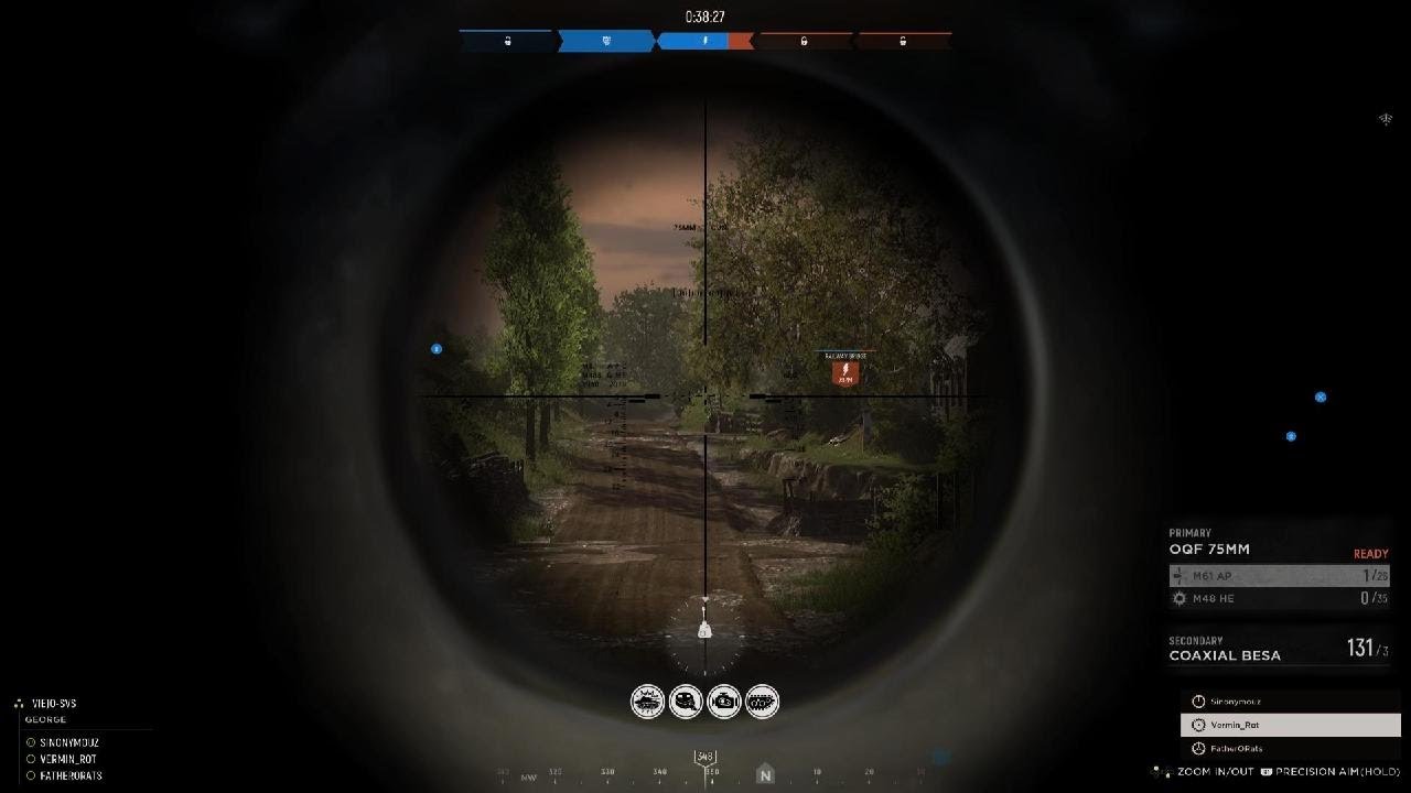 Tank combat in HLL