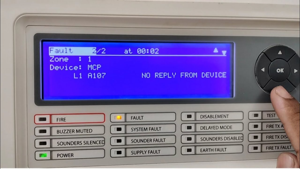 How to solve no really form device Fault in Honeywell Fire Control Panel system || fire alarm system