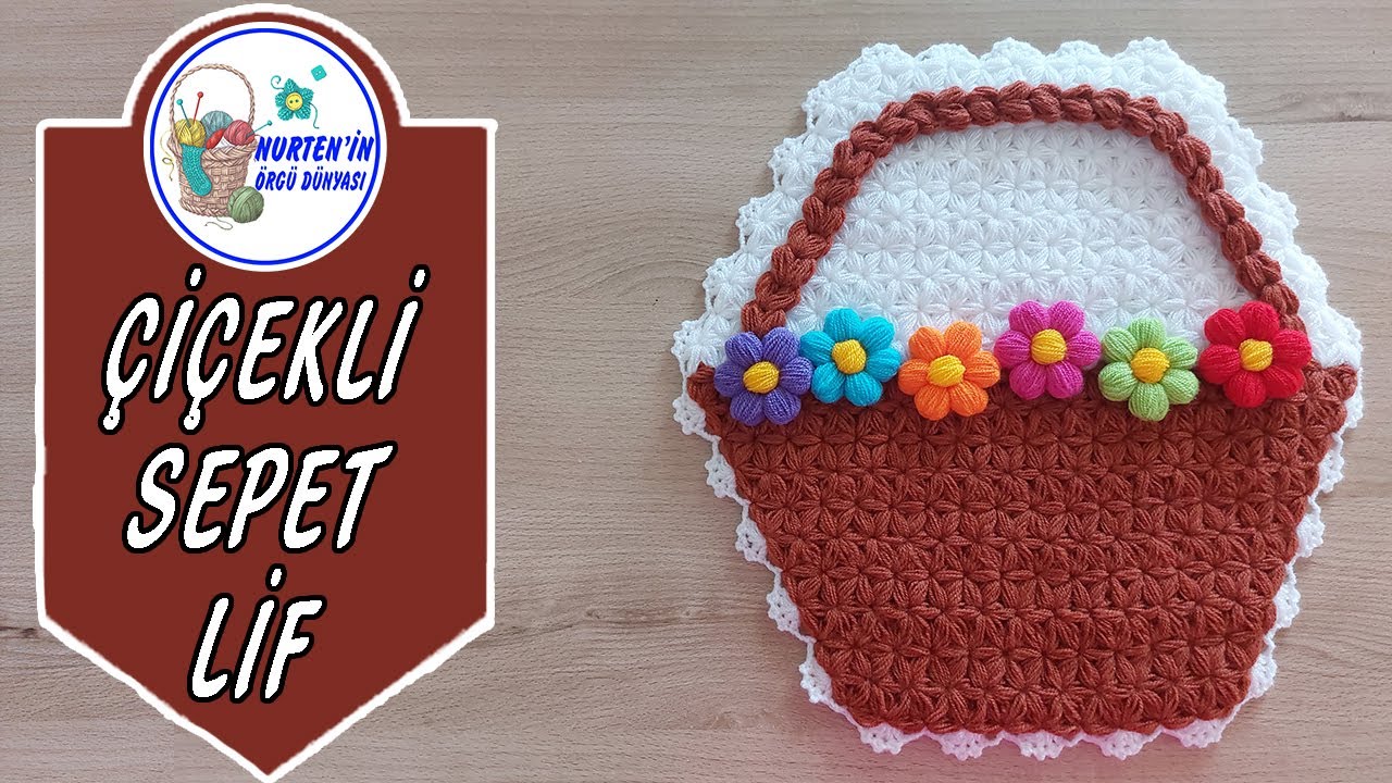 &Ccedil;i&ccedil;ekli Sepet Lif Modeli Yapılışı | lif modelleri ve yapılışları,yeni lif modelleri 2023