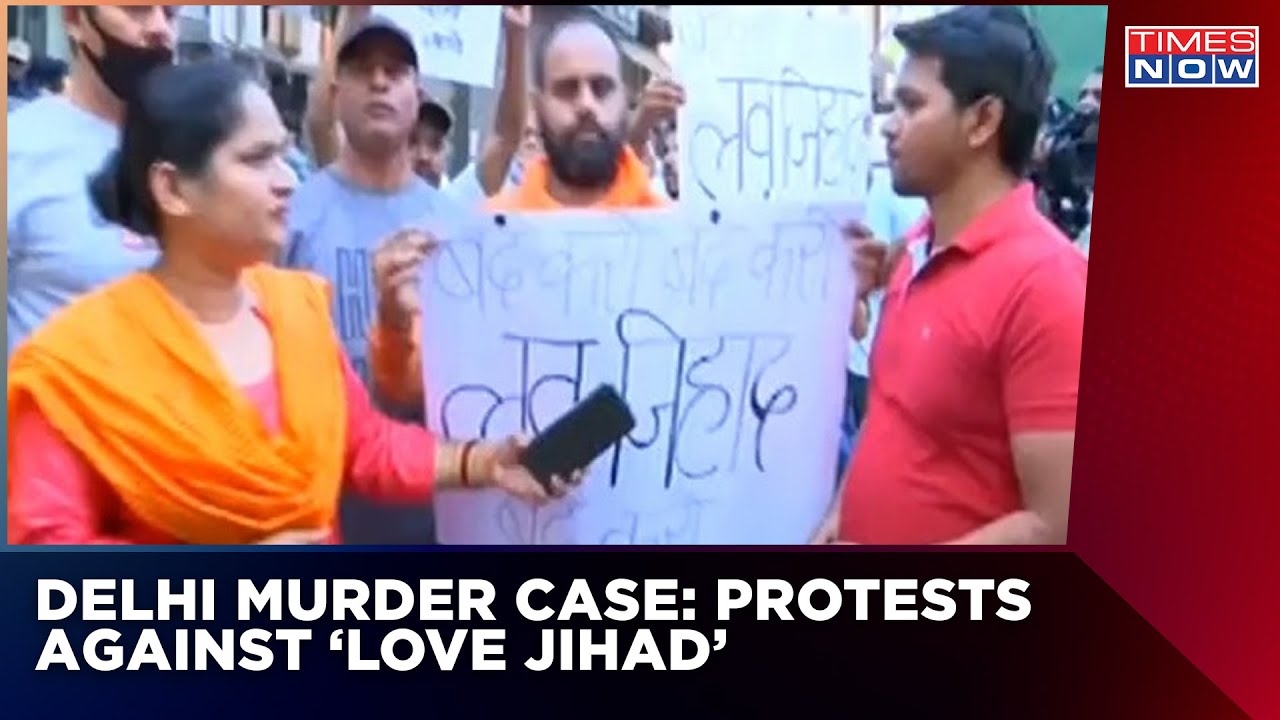 Shraddha Murder Case | Protests Outside Mehrauli Police Station, Crowd Alleges 'Religious Motive'