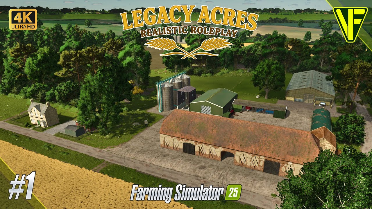 Начало нового в Норфолке | Legacy Acres. Эпизод 1 | Реалистичная ролевая игра FS25