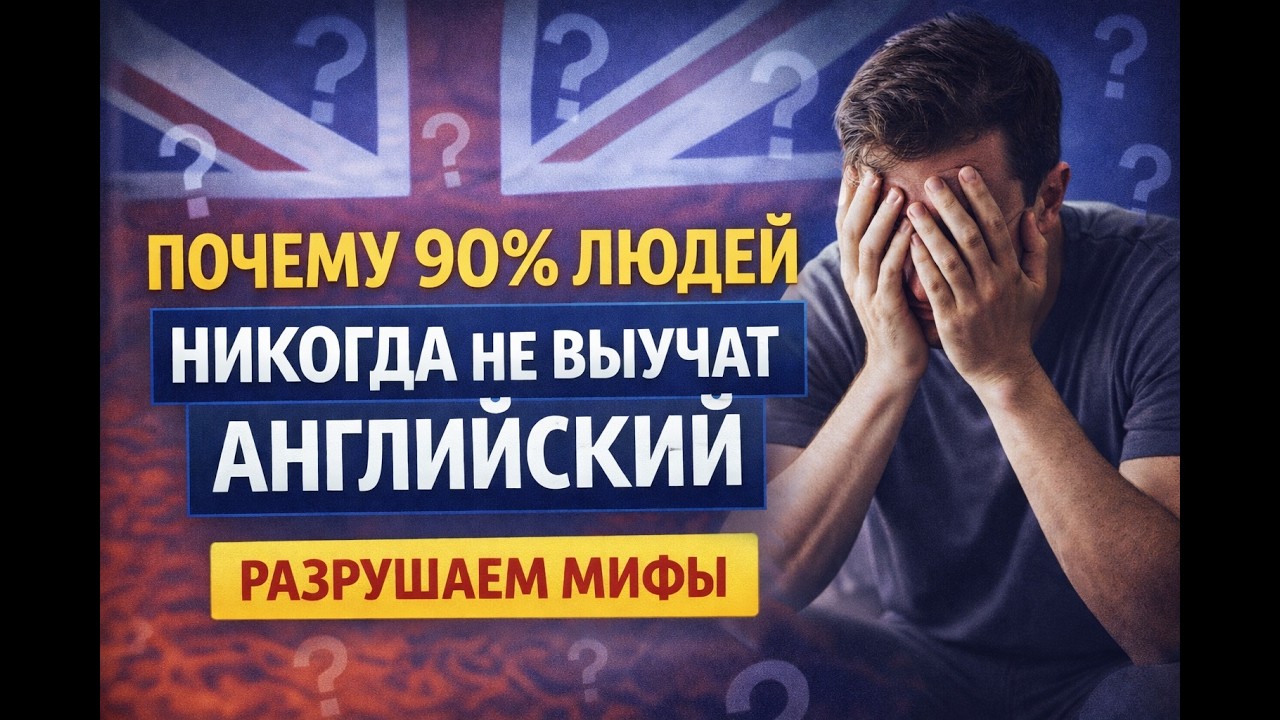Почему 90% людей никогда не выучат английский: разрушаем мифы
