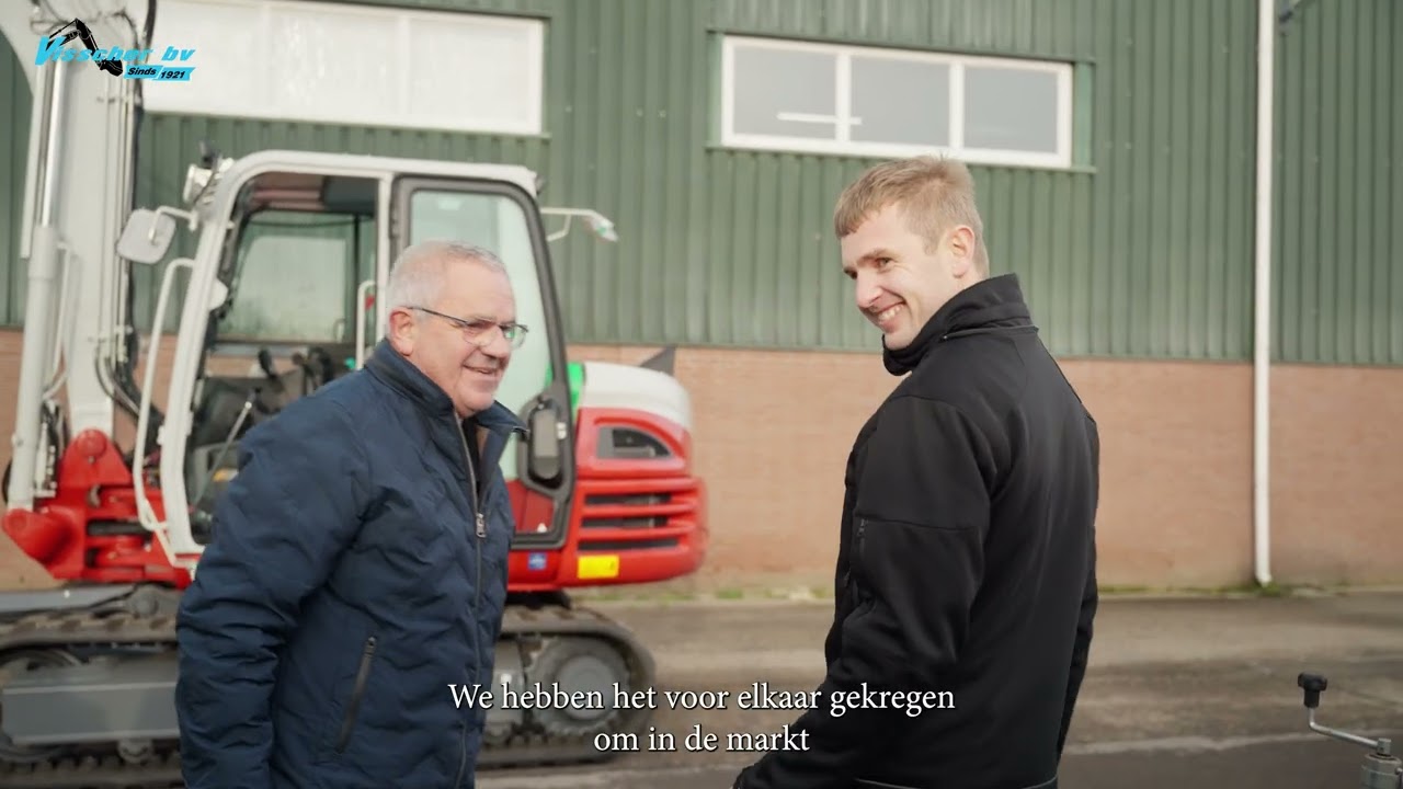 Uniek! De eerste elektrische 10 tons graafmachine is voor Visscher.