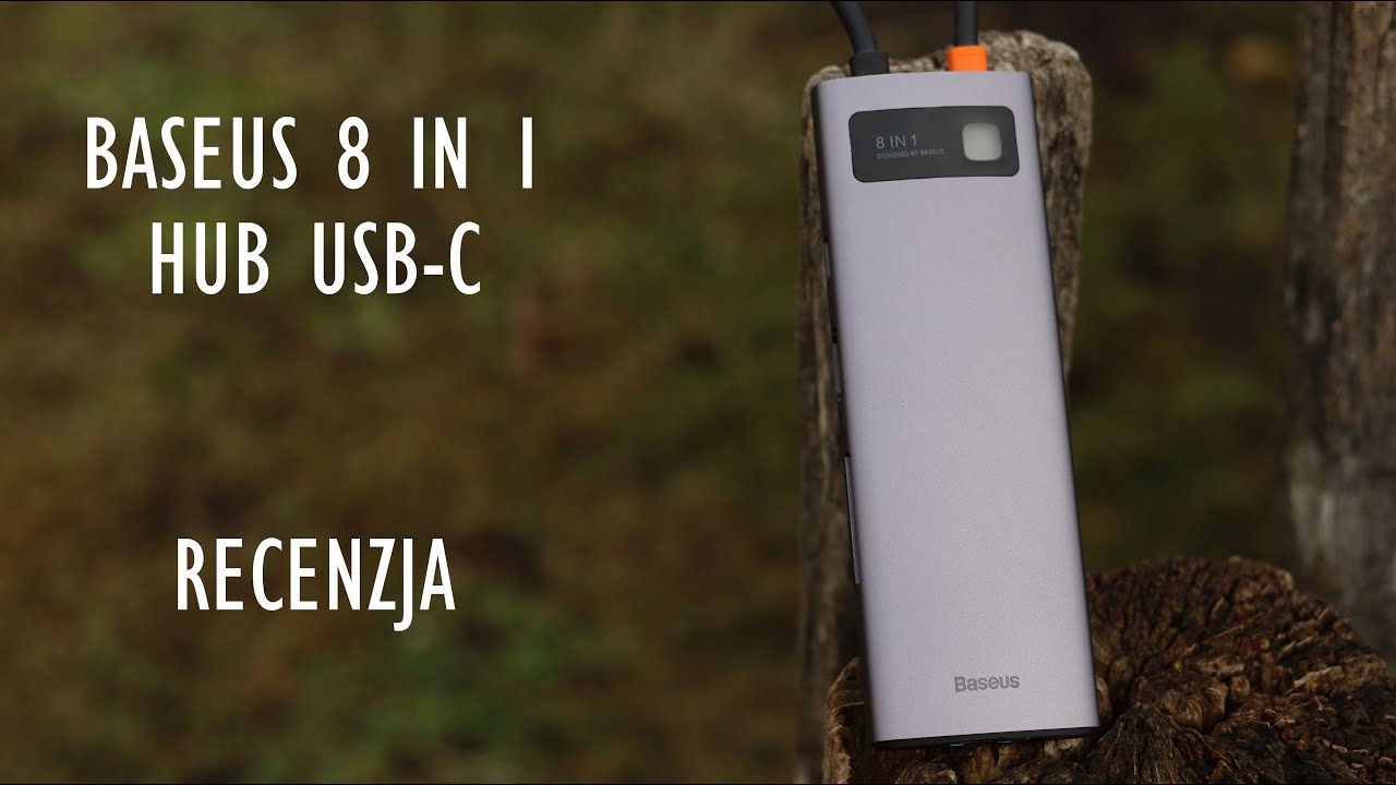 Baseus 8 in 1 HUB USB-C - Recenzja PL