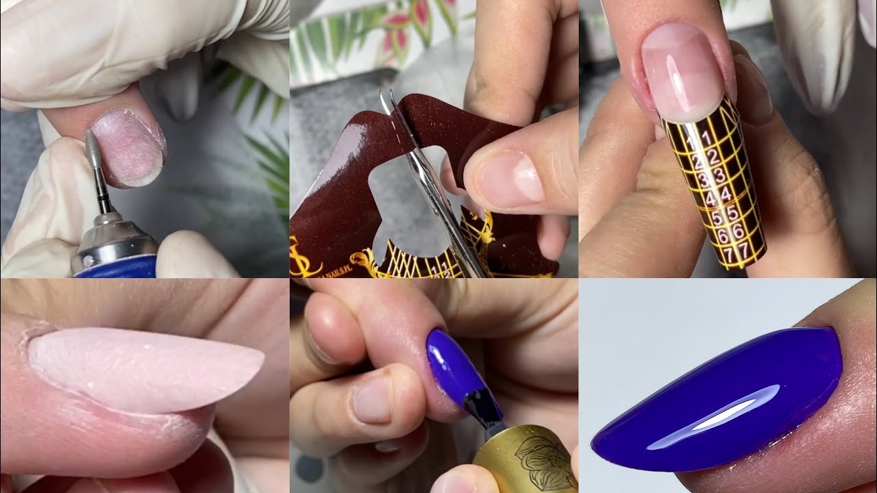Demo: Construcție gel pe sablon ( gel construcțion step by step)