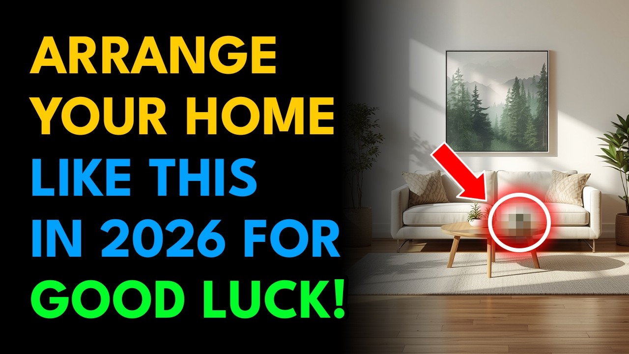 In 2026, Arrange Your Home And Furniture Like This For Luck And Prosperity All Year