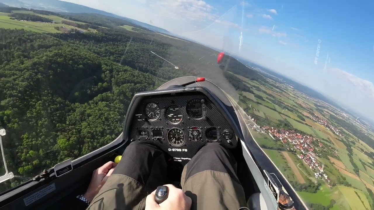 ASK-21 | Flight to Feuerstein (EDQE) and back