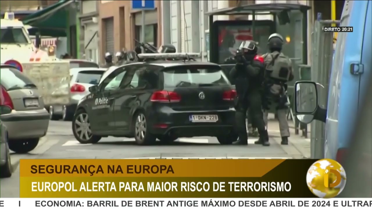DI | EUROPOL ALERTA PARA MAIOR RISCO DE TERRORISMO NA EUROPA DEVIDO À GUERRA NO MÉDIO ORIENTE