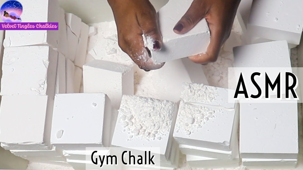 ASMR 43 Block Gym Chalk crumble| #Roadto100PlainJaneBlockCrumble Psychi&Strength GC [Gym Chalk] #5