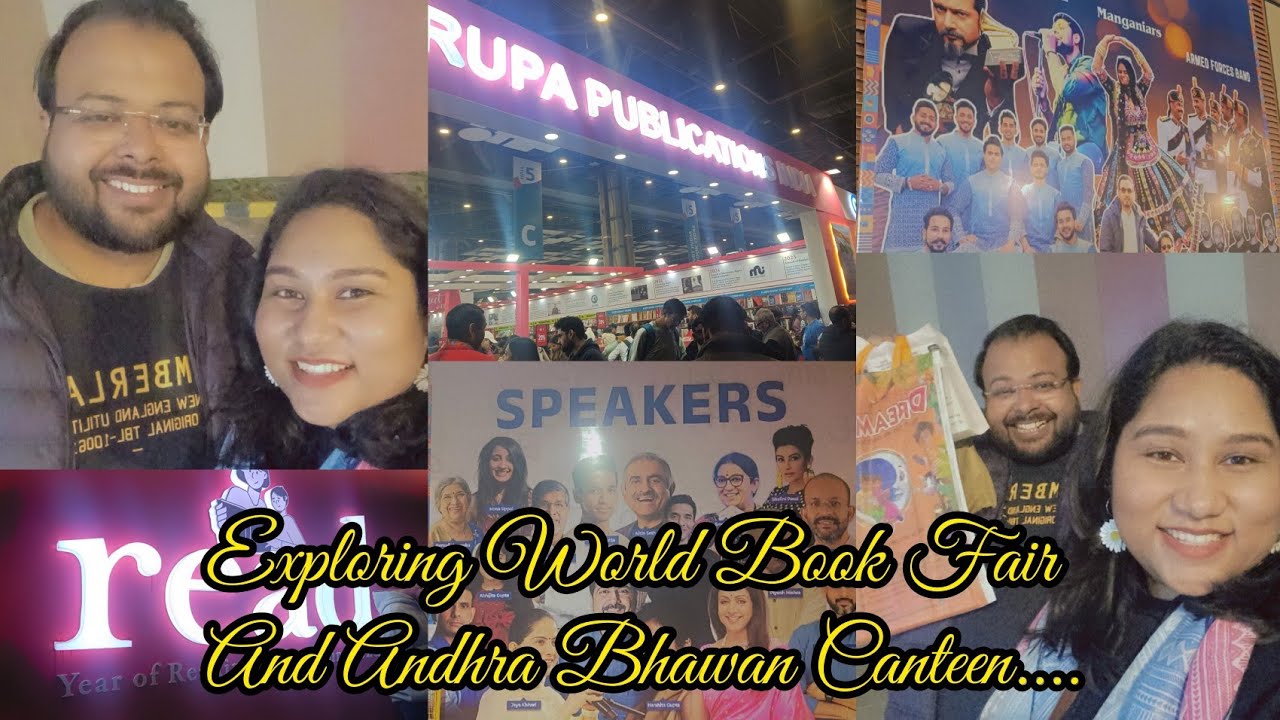My experience at World Book Fair 📚🔖||Exploring Andhra Bhawan and it's famous Hyderabadi Biryani 😋🍛