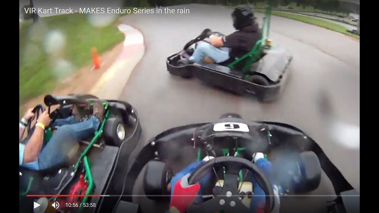 How to win at go-karting in the rain!