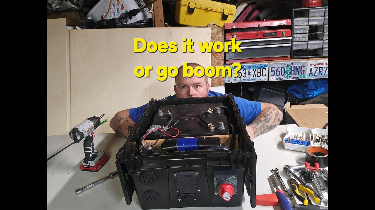 Offgrid solar backup power battery bank!