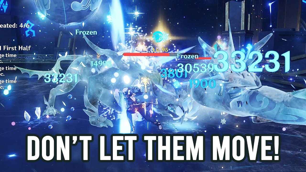 DON'T LET THE BEASTS MOVE! - Ganyu Permafreeze | Genshin Impact