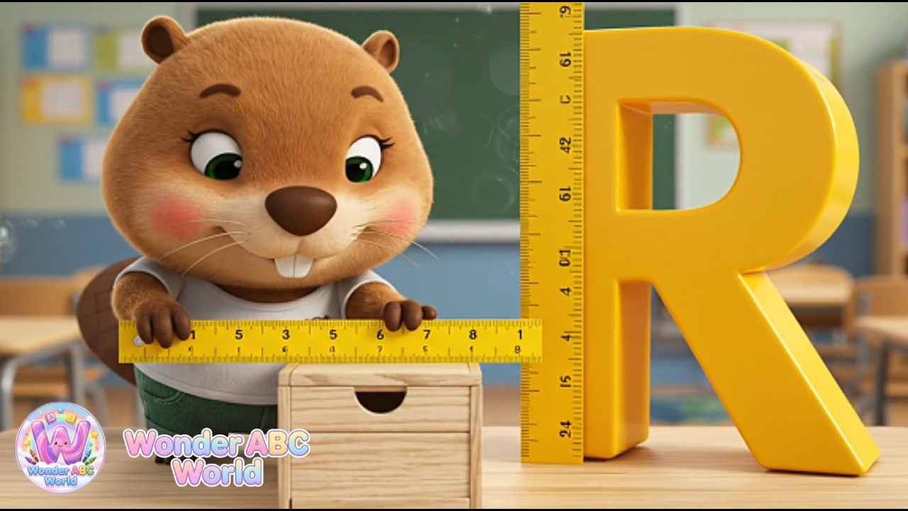 Find Letters P Q R S T At School! 🔍 ABC Phonics Song & School For Toddlers | Wonder ABC World
