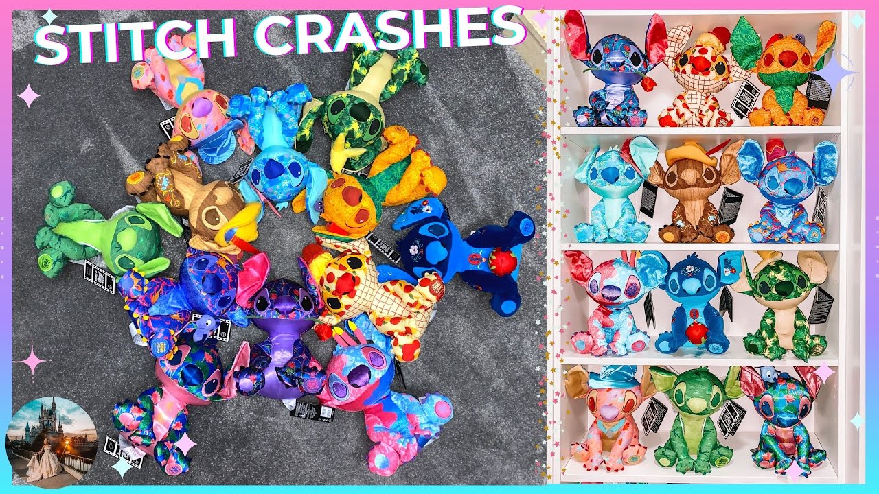Entire Stitch Crashes Disney Plush Collection All 1 - 12 ShopDisney Haul Collectable Toys 2021