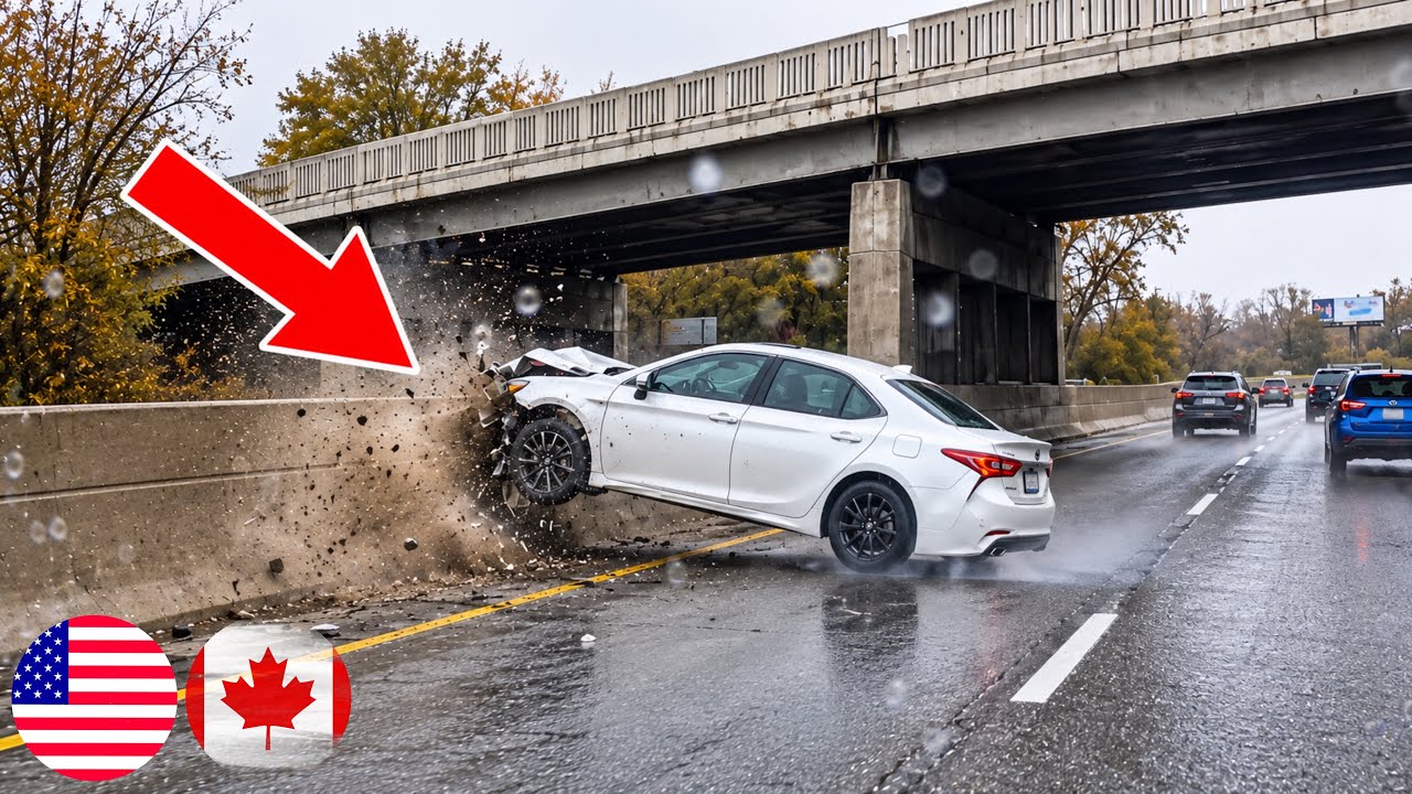 BEST OF CAR CRASHES COMPILATION | Best of USA & Canada Accidents | Dash cam | Driving Fails - 84