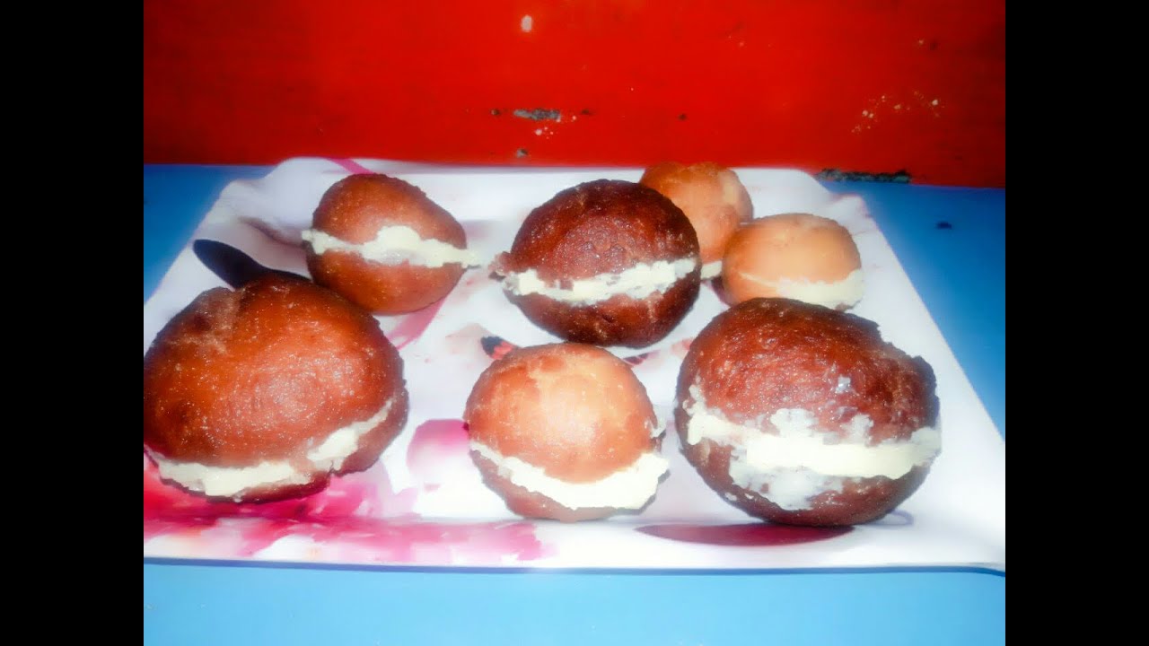 Kumno ban shet Cream Bun ha ïing (how to make Cream bun)