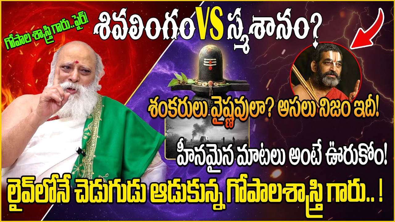 శివలింగం ఉంటే స్మశానమా? గోపాల శాస్త్రి గారి రుద్రరూపం! | Gopala Sastry Garu Fire| SumanTV Abhishekam