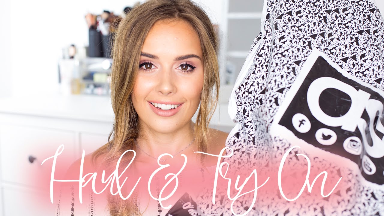 ASOS UNBOXING HAUL & TRY ON | FT. ASOS REVOLVE BOOHOO | Hello October