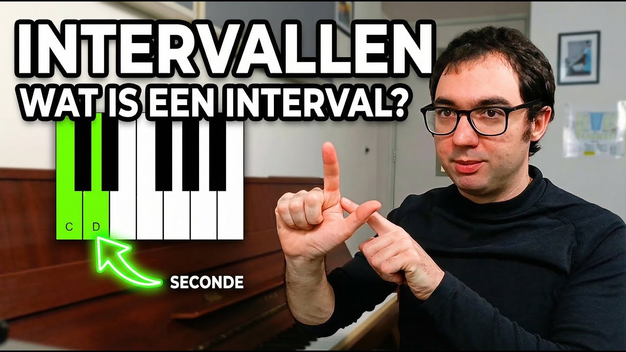 Intervallen op piano uitgelegd (zonder noten lezen!)