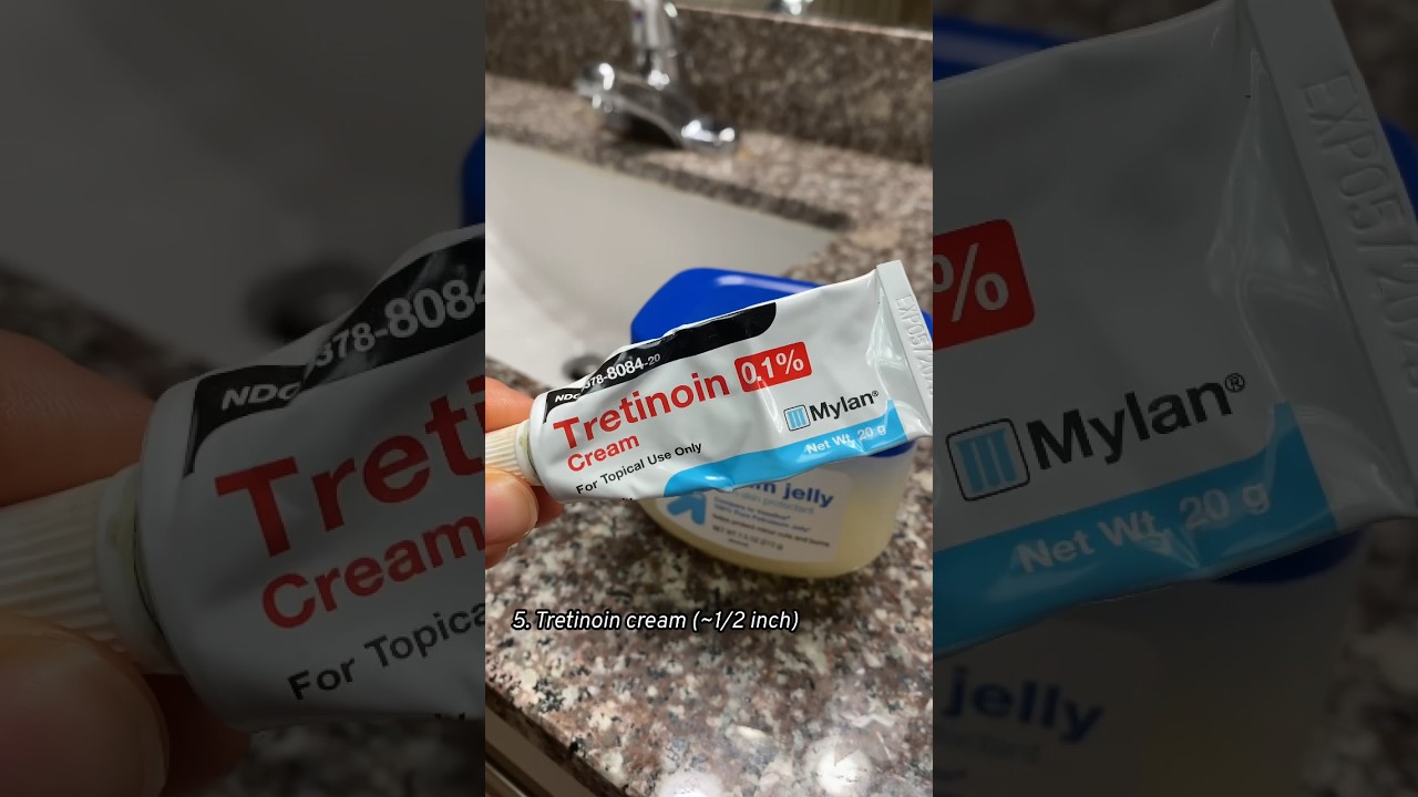 Tretinoin Nighttime Skin Care Routine #dermatologist @DrDrayzday