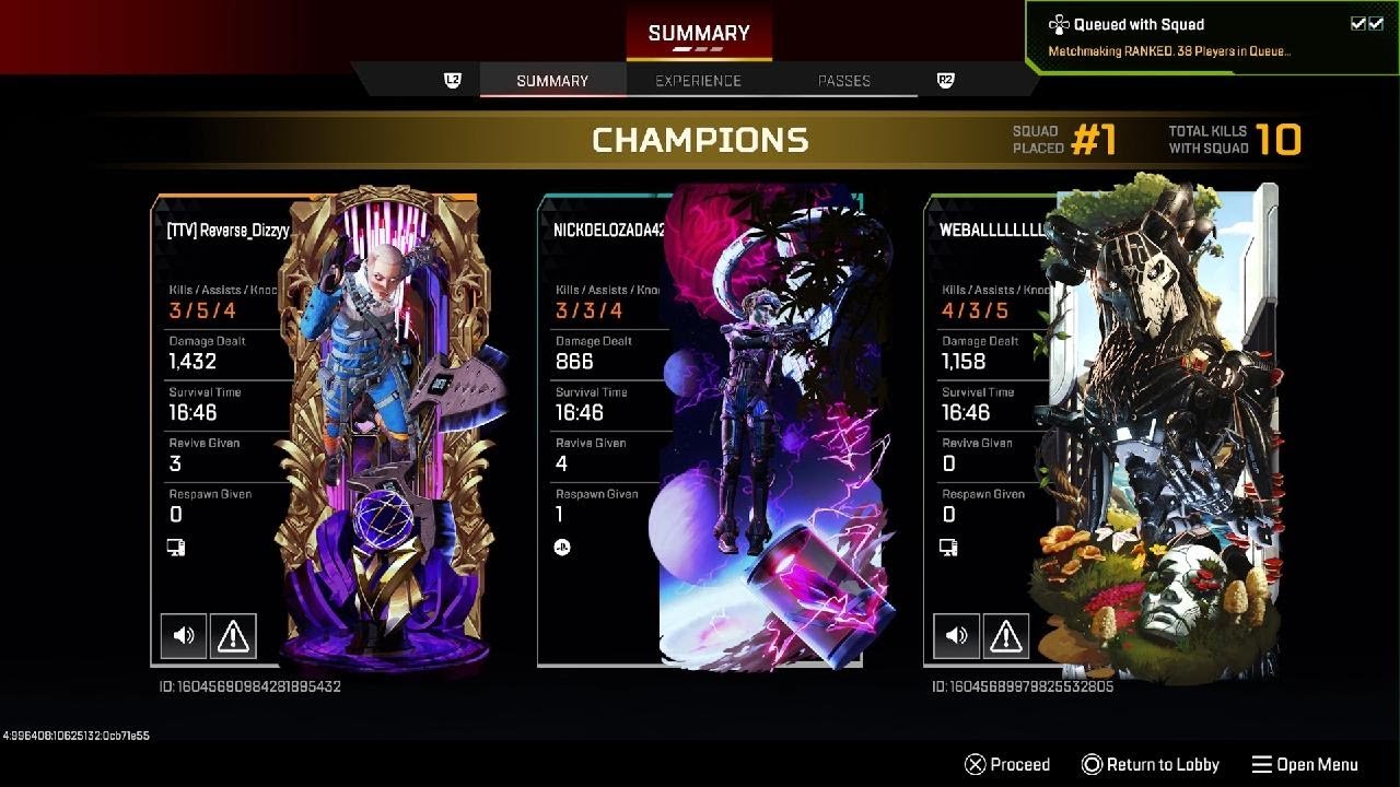 Apex Legends Sometimes You Get Gifted The Win In Ranked