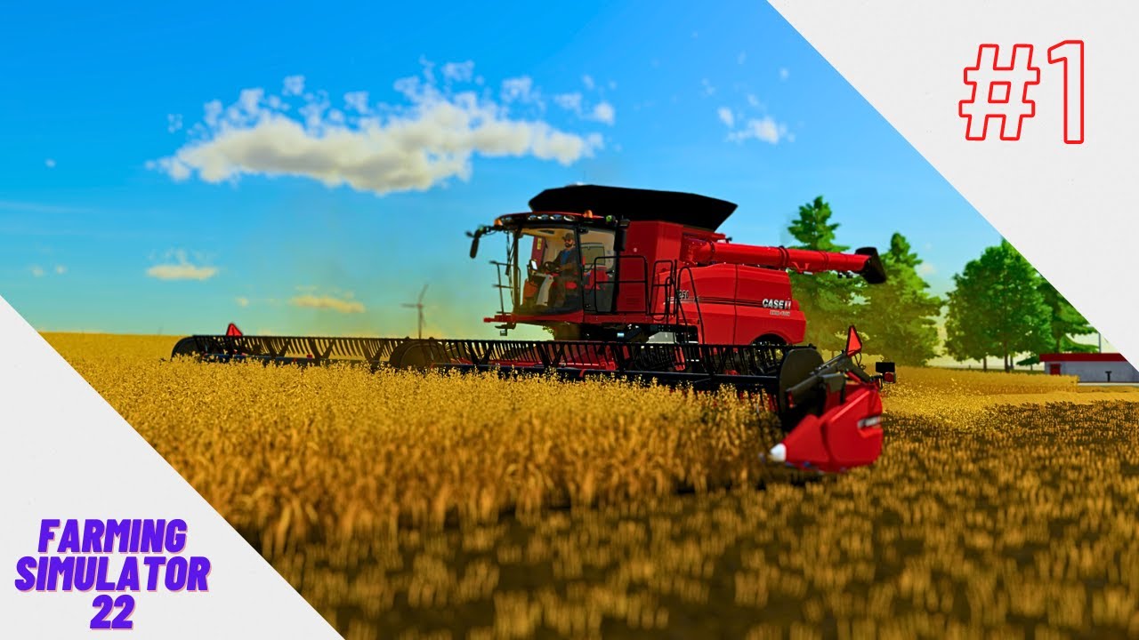 First Oat Harvest | FS22 | Huron County Michigan Timelapse | #1