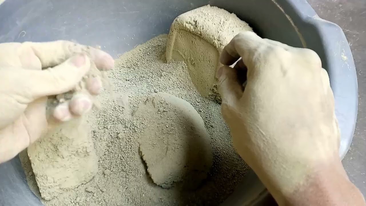 Dusty Green Texture/ Dry Crumbling/ Asmr/ Satisfying/ Relaxation....💚😍✨