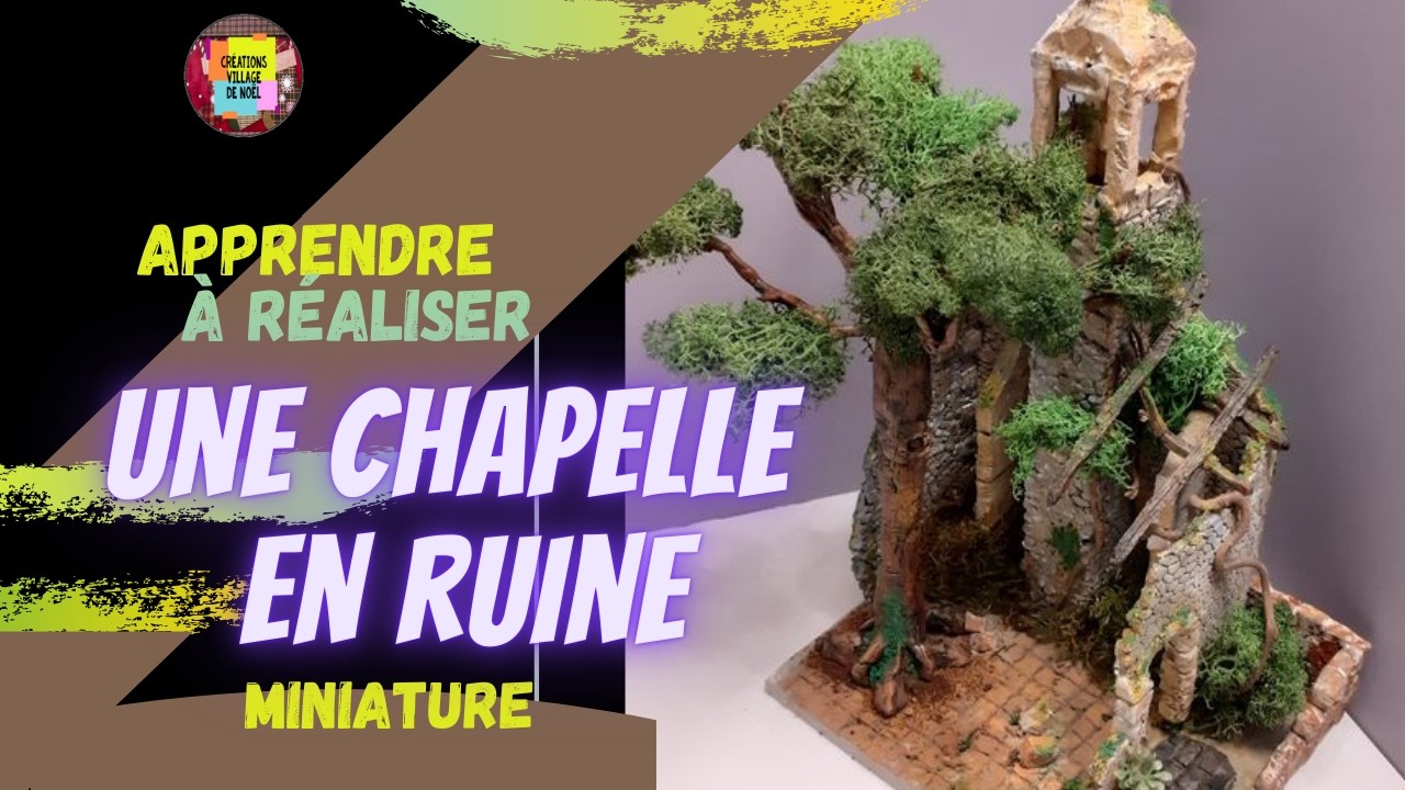 COMMENT REALISER UNE CHAPELLE EN RUINE AVEC DU CARTON PLUME [TUTO]