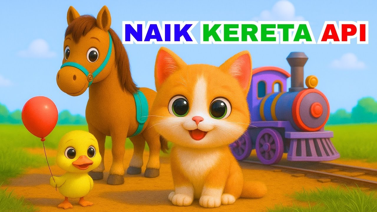 Balonku Ada Lima 🎈- Potong Bebek Angsa 🦆 - Naik Kereta Api 🚂 & Lagu Anak Indonesia Populer Lainnya