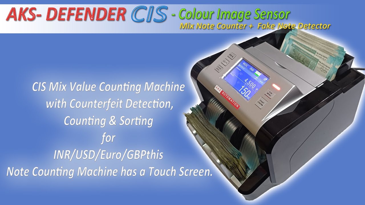 2026 Advanced Sensor MIX Note Counting Machine With Fake and Half Note Detection @AksVikasSingh