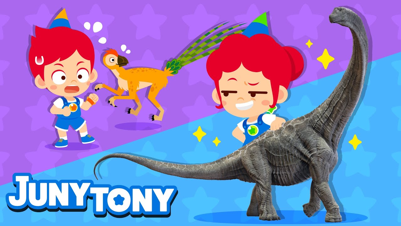 *NEW* Which Dinosaur Is Bigger? 🦕 | I'm the Biggest Dinosaur! | Dinosaur Songs for Kids | JunyTony