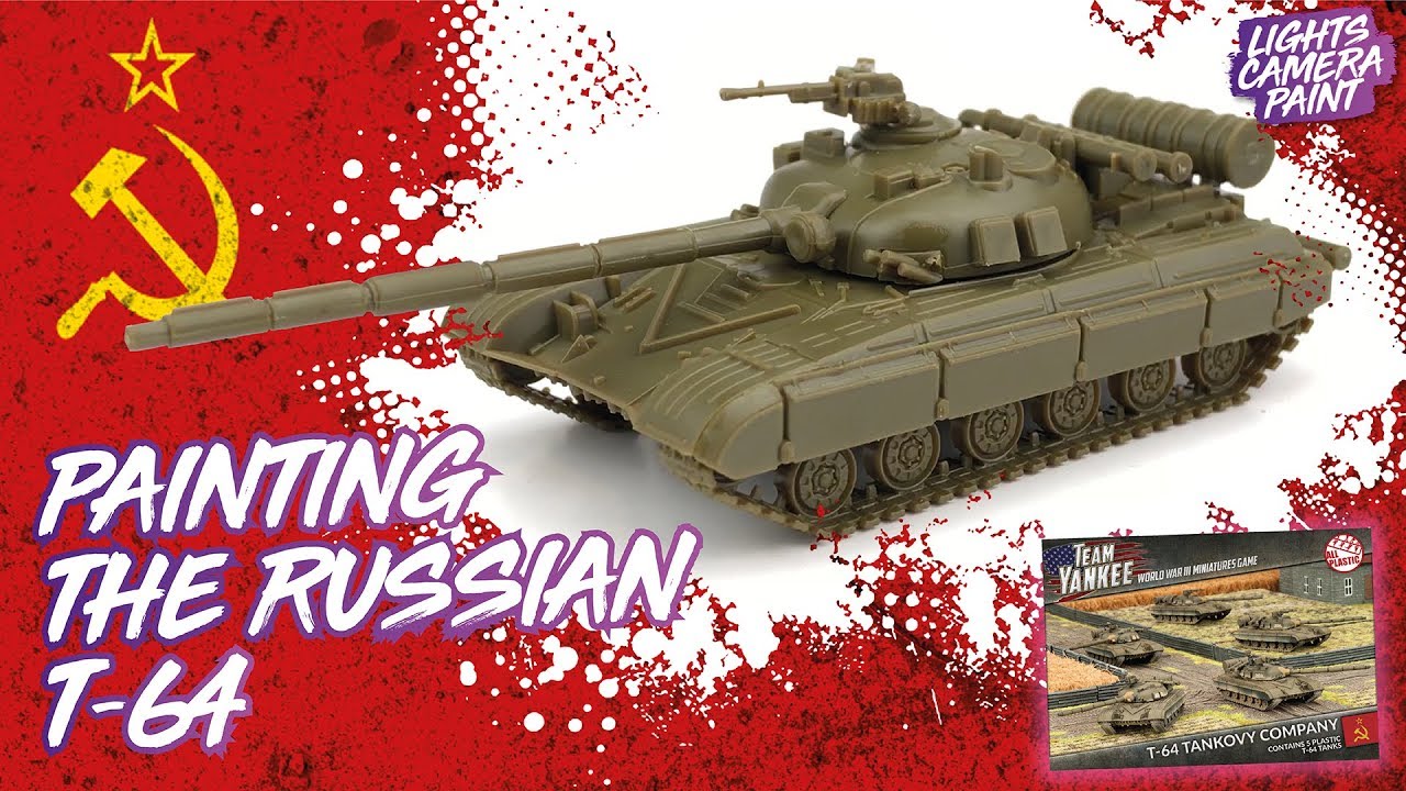 Painting a 15mm Team Yankee TANKS Russian T-64